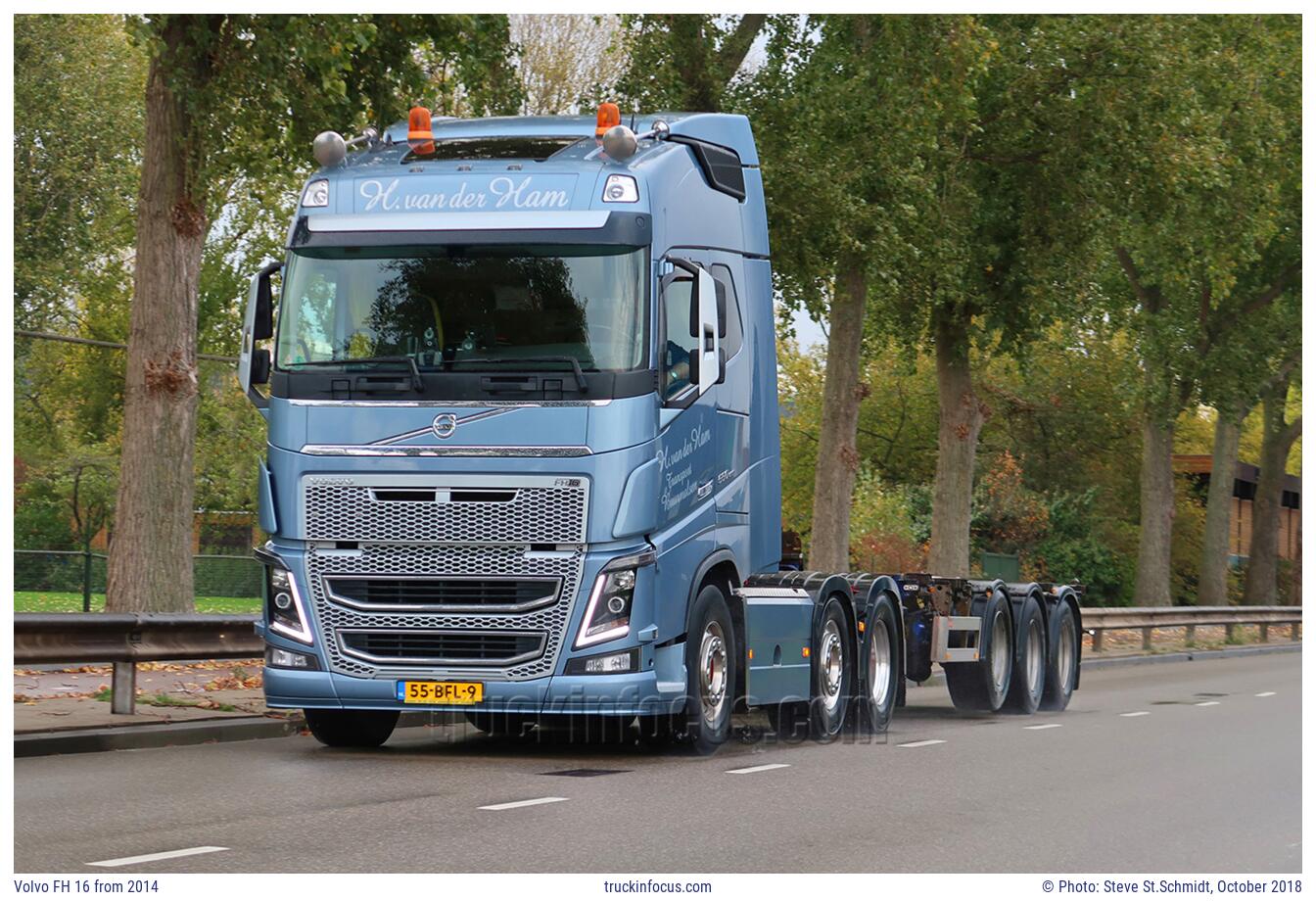 Volvo FH 16 from 2014 Photo October 2018