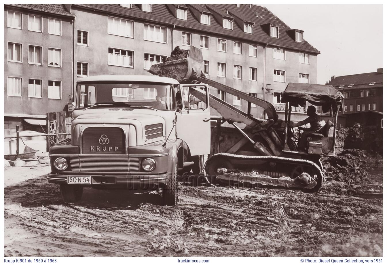 Krupp K 901 de 1960 à 1963 Photo vers 1961