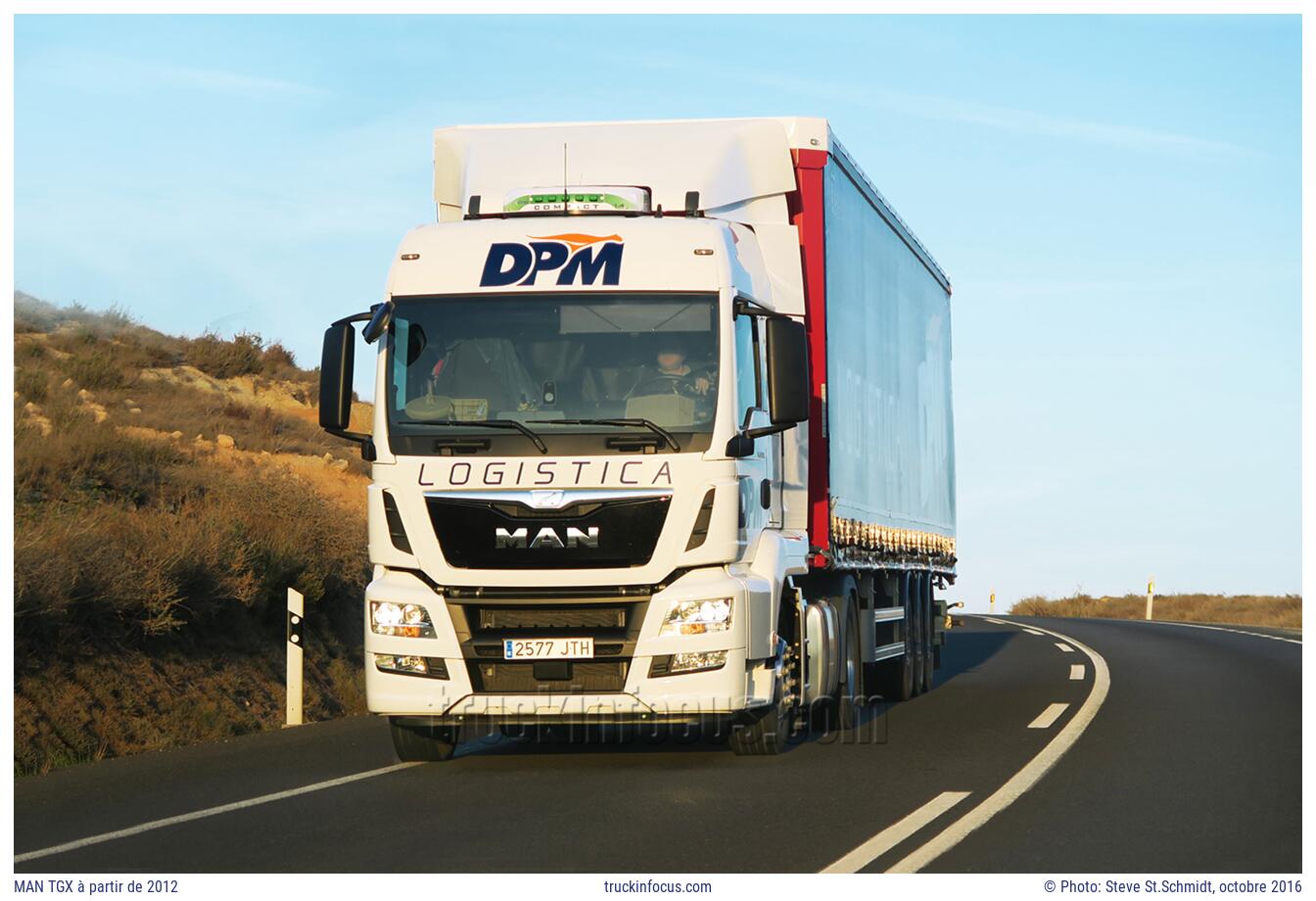 MAN TGX à partir de 2012 Photo octobre 2016