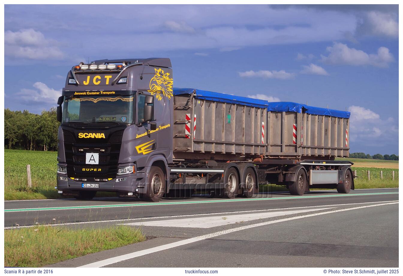 Scania R à partir de 2016 Photo juillet 2025