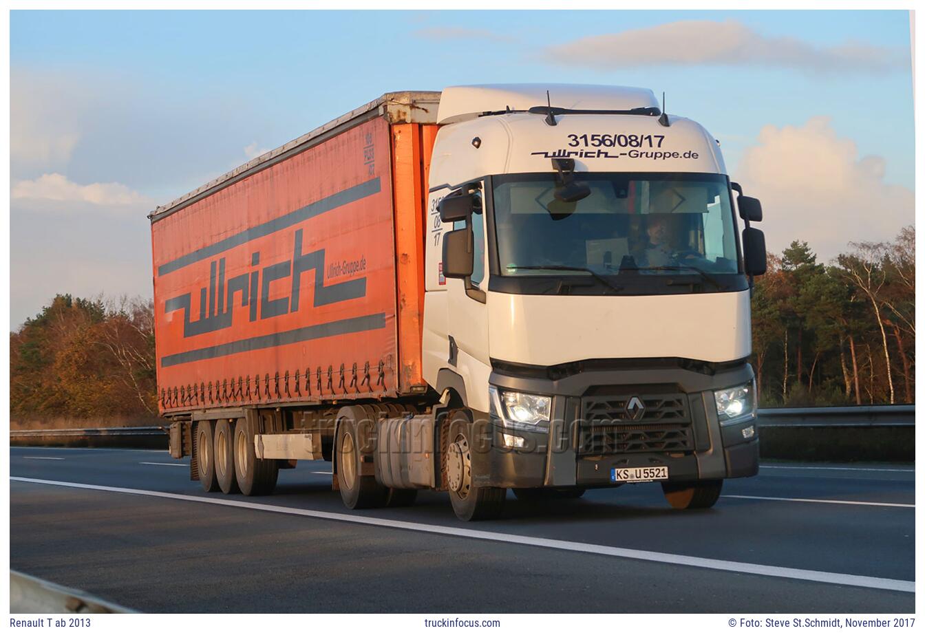 Renault T ab 2013 Foto November 2017