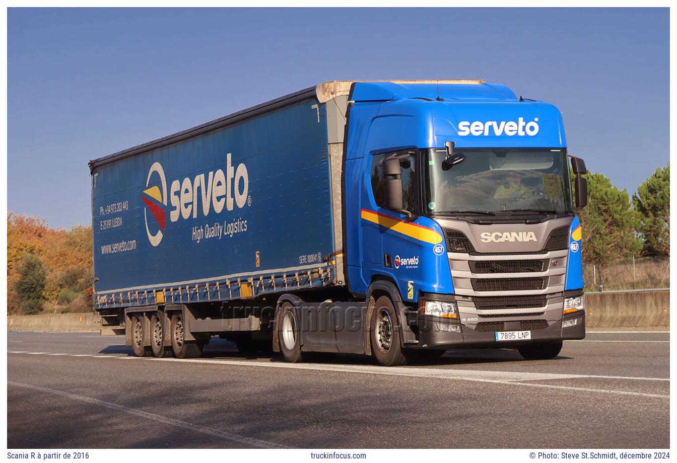 Scania R à partir de 2016 Photo décembre 2024