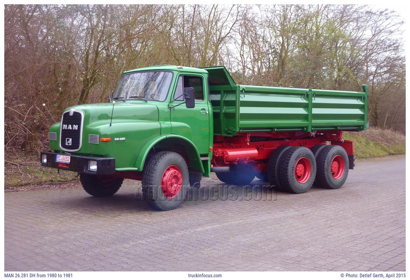 MAN 26.281 DH from 1980 to 1981 Photo April 2015