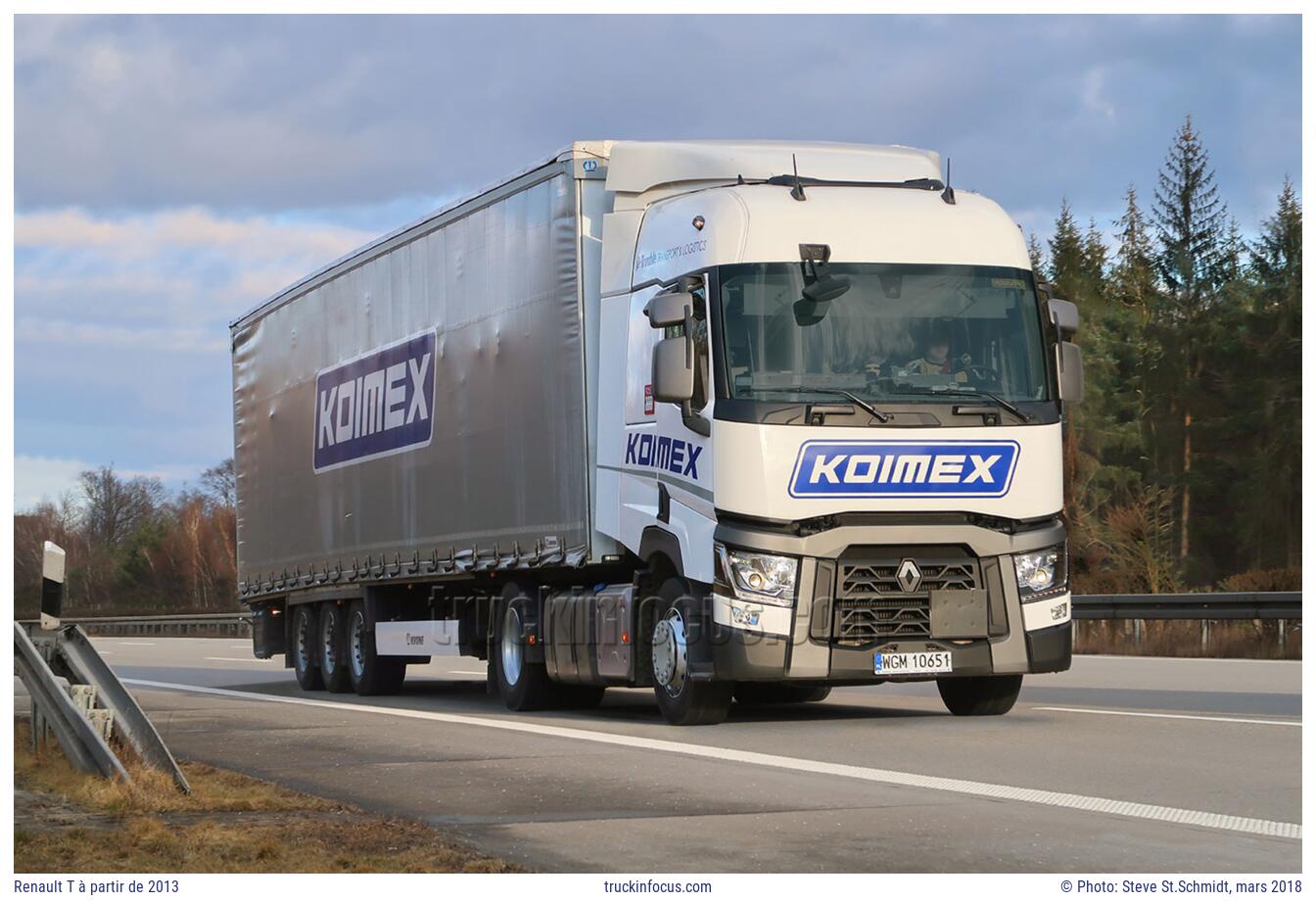 Renault T à partir de 2013 Photo mars 2018