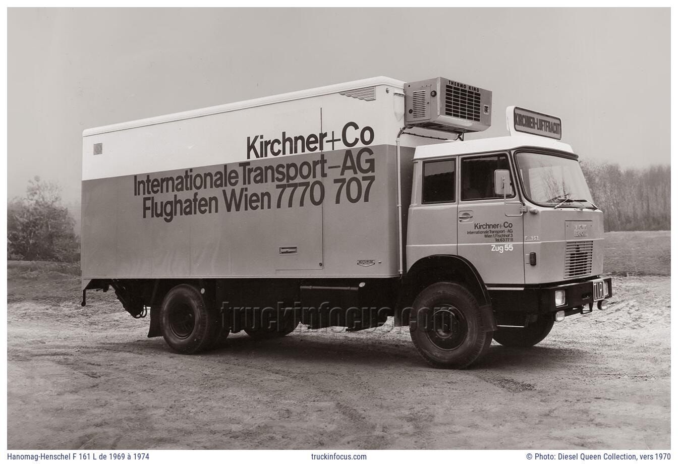 Hanomag-Henschel F 161 L de 1969 à 1974 Photo vers 1970