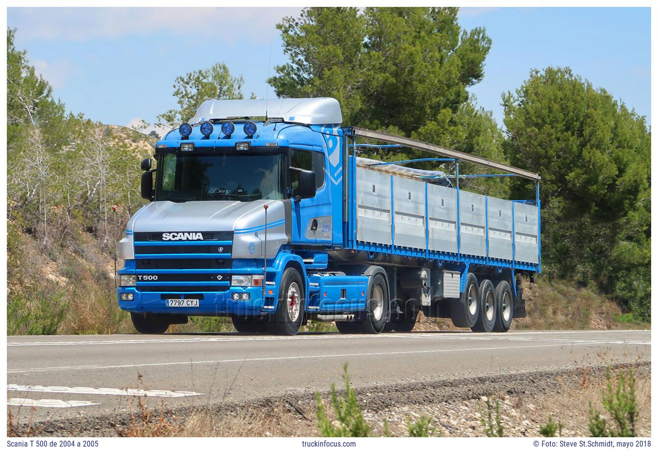 Scania T 500 de 2004 a 2005 Foto mayo 2018