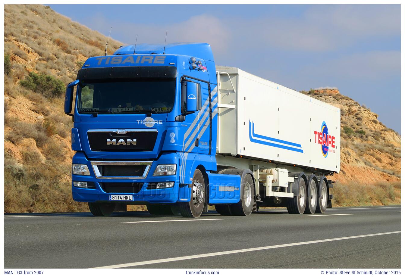 MAN TGX from 2007 Photo October 2016