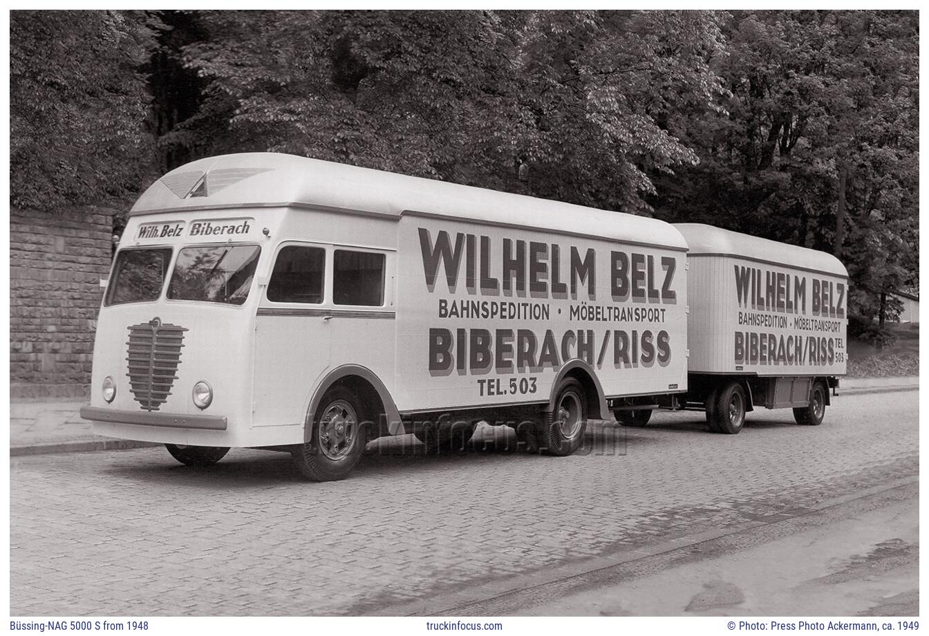 Büssing-NAG 5000 S from 1948 Photo ca. 1949