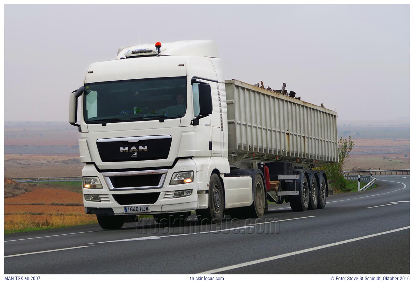 MAN TGX ab 2007 Foto Oktober 2016