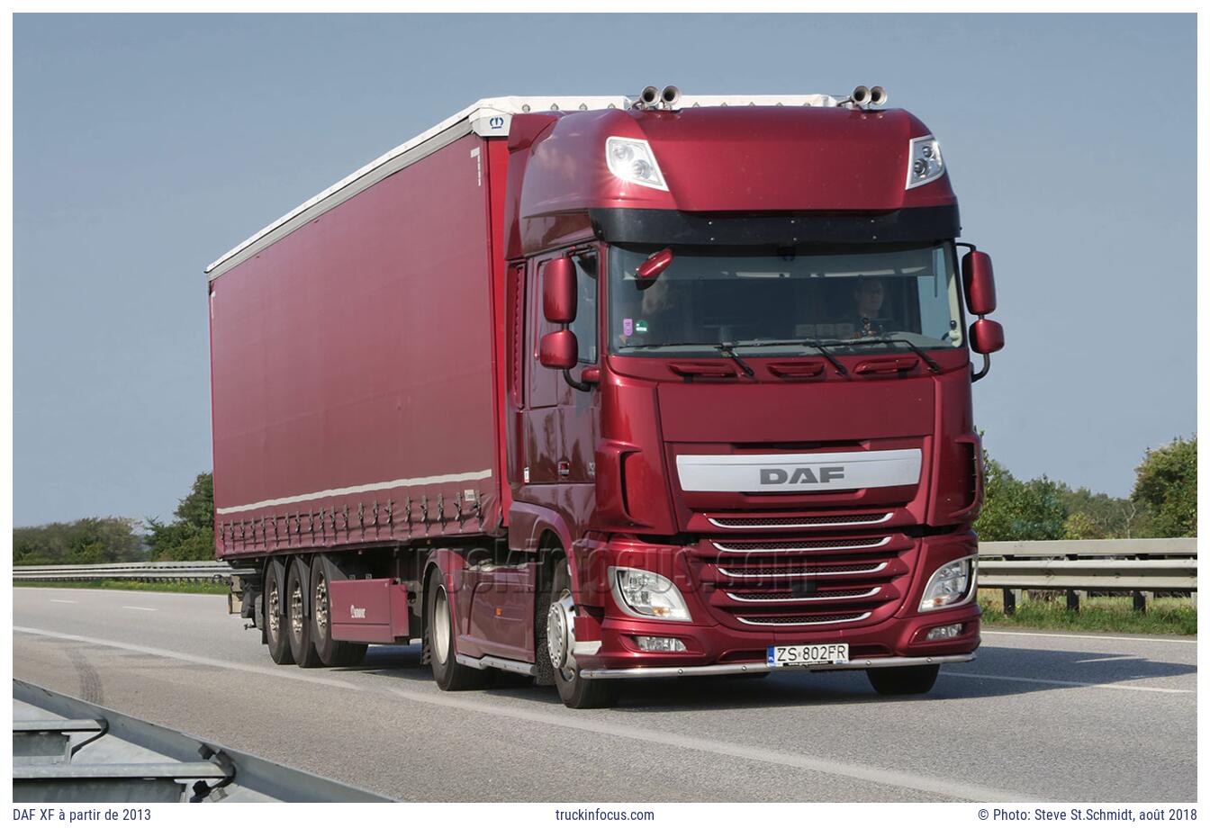 DAF XF à partir de 2013 Photo août 2018