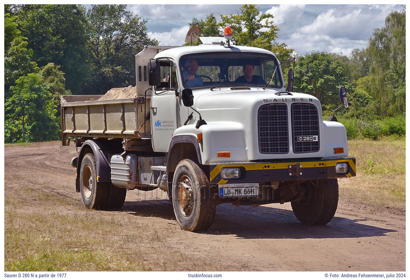 Saurer D 280 N a partir de 1977 Foto julio 2024