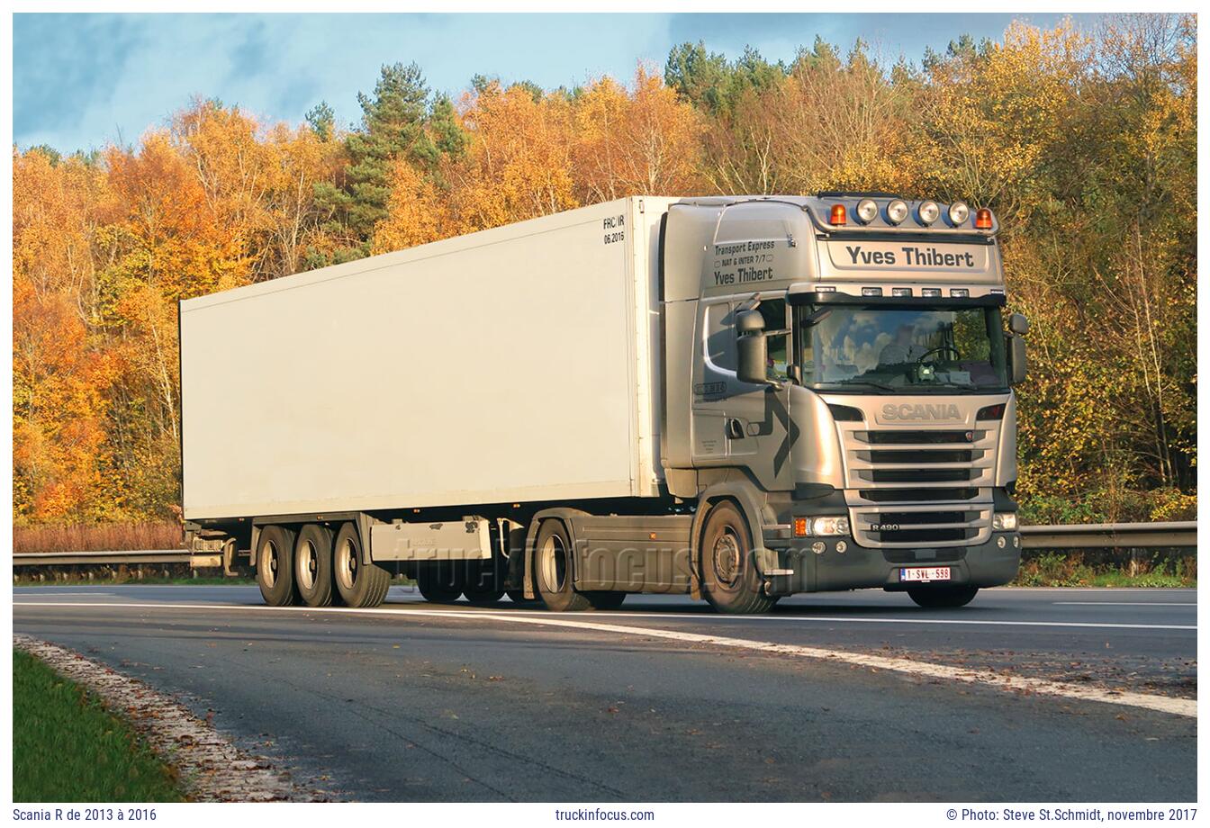 Scania R de 2013 à 2016 Photo novembre 2017