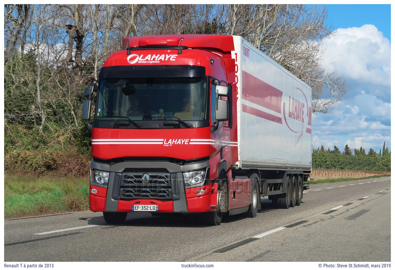 Renault T à partir de 2013 Photo mars 2019