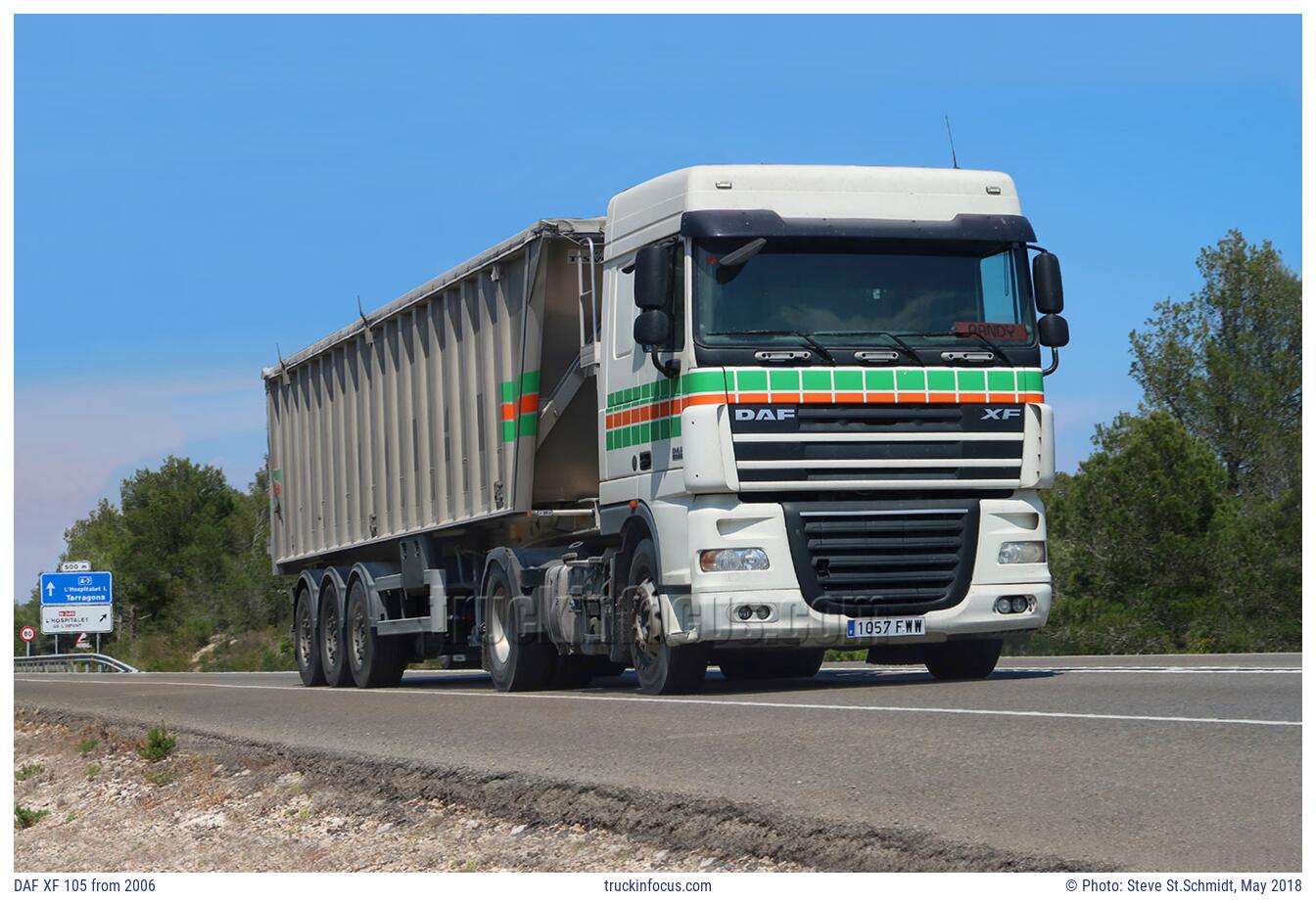 DAF XF 105 from 2006 Photo May 2018