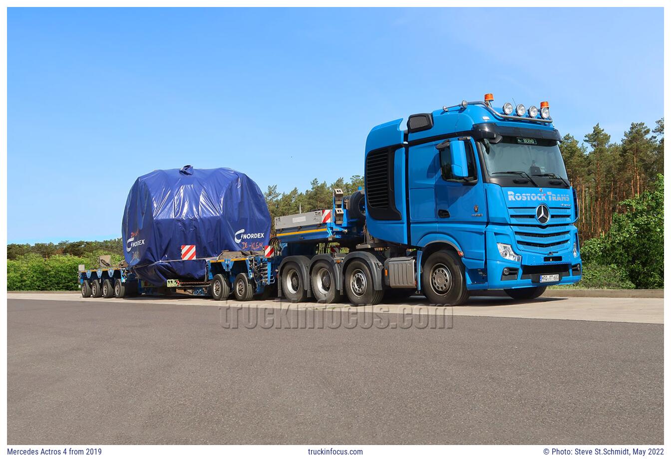 Mercedes Actros 4 from 2019 Photo May 2022