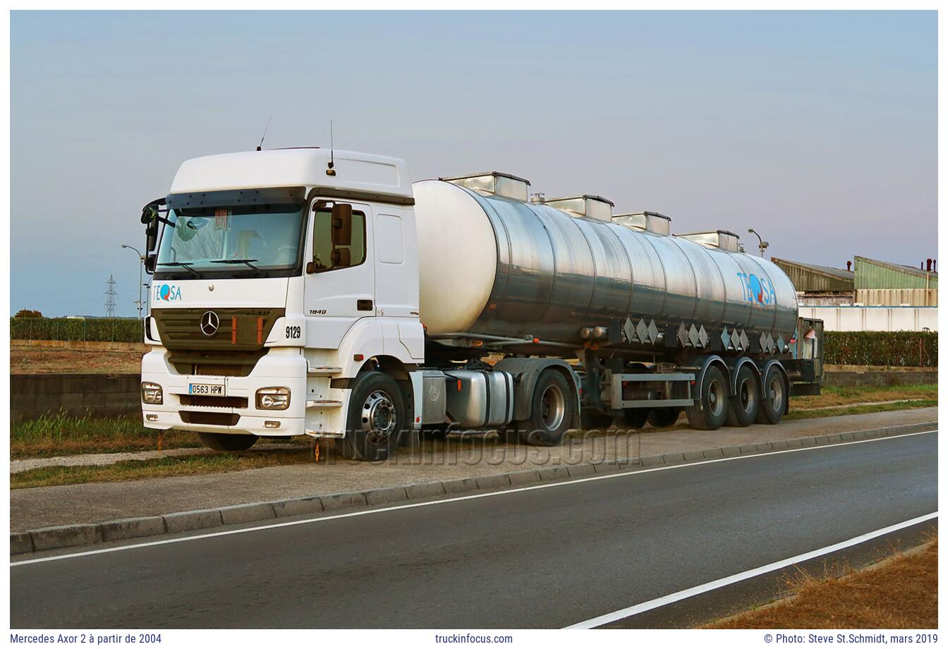 Mercedes Axor 2 à partir de 2004 Photo mars 2019