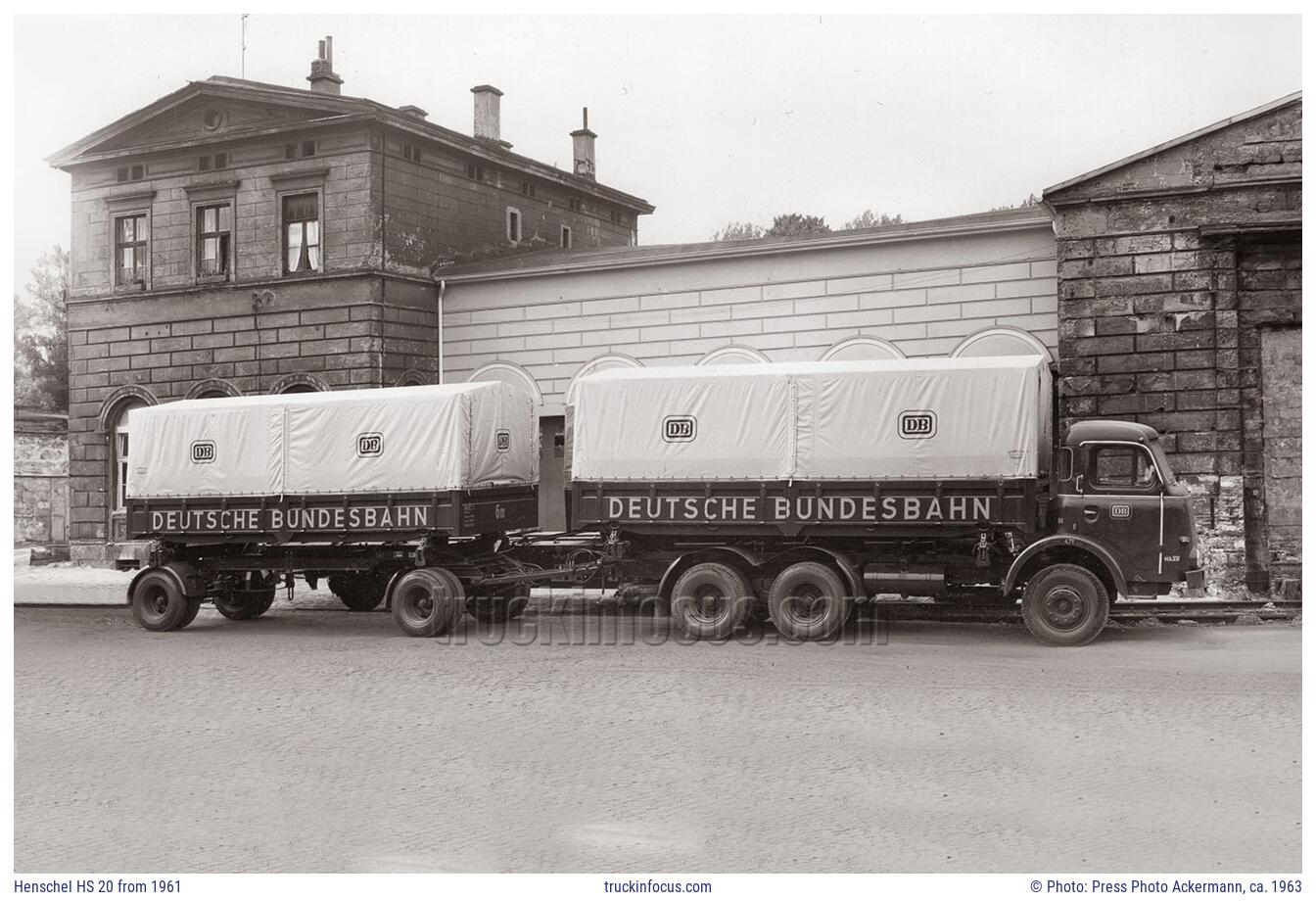 Henschel HS 20 from 1961 Photo ca. 1963