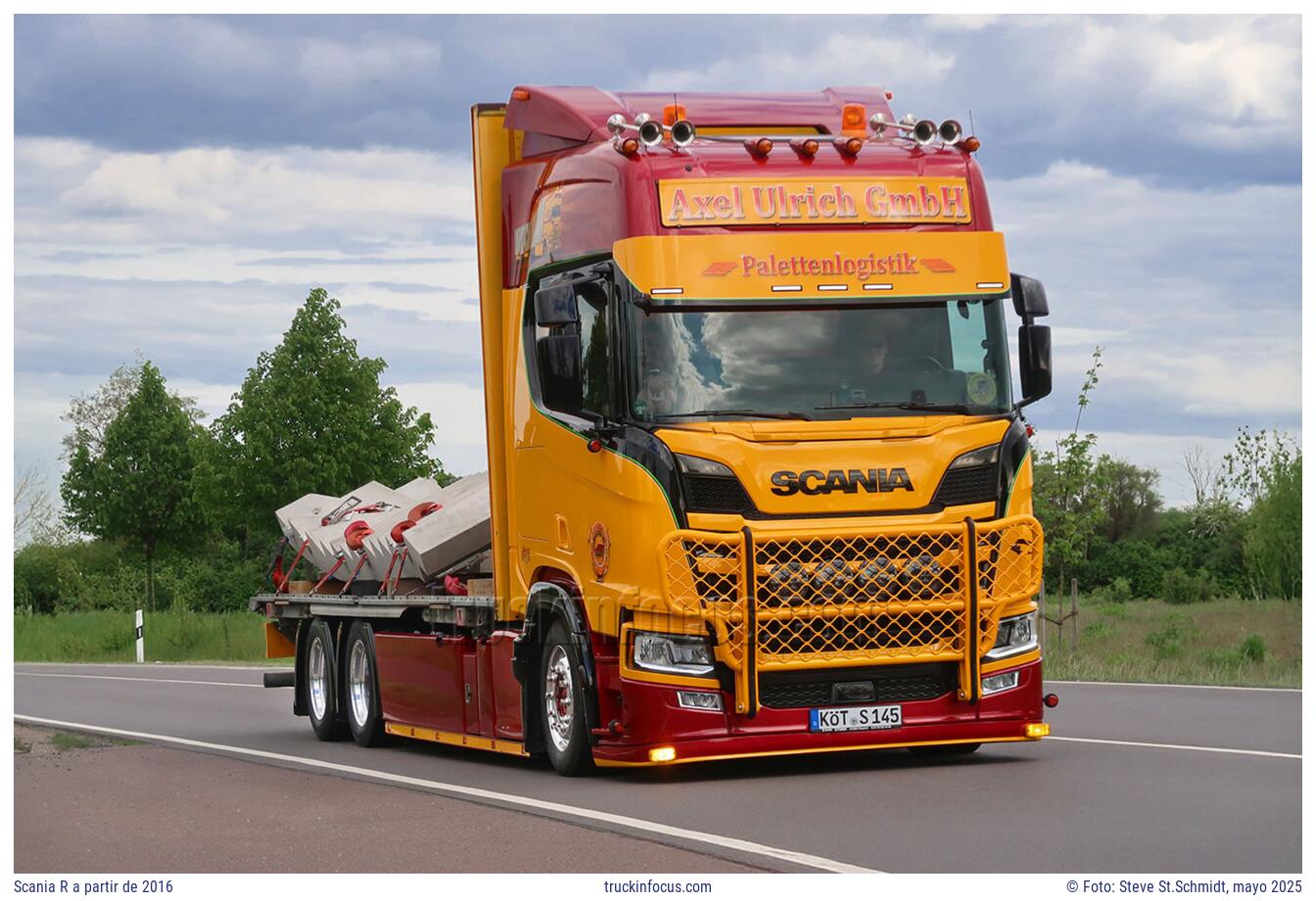 Scania R a partir de 2016 Foto mayo 2025