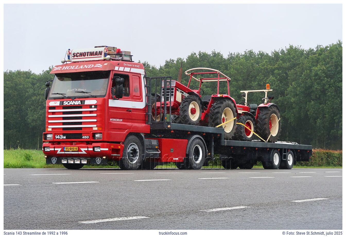 Scania 143 Streamline de 1992 a 1996 Foto julio 2025