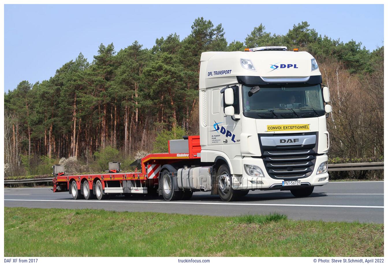 DAF XF from 2017 Photo April 2022