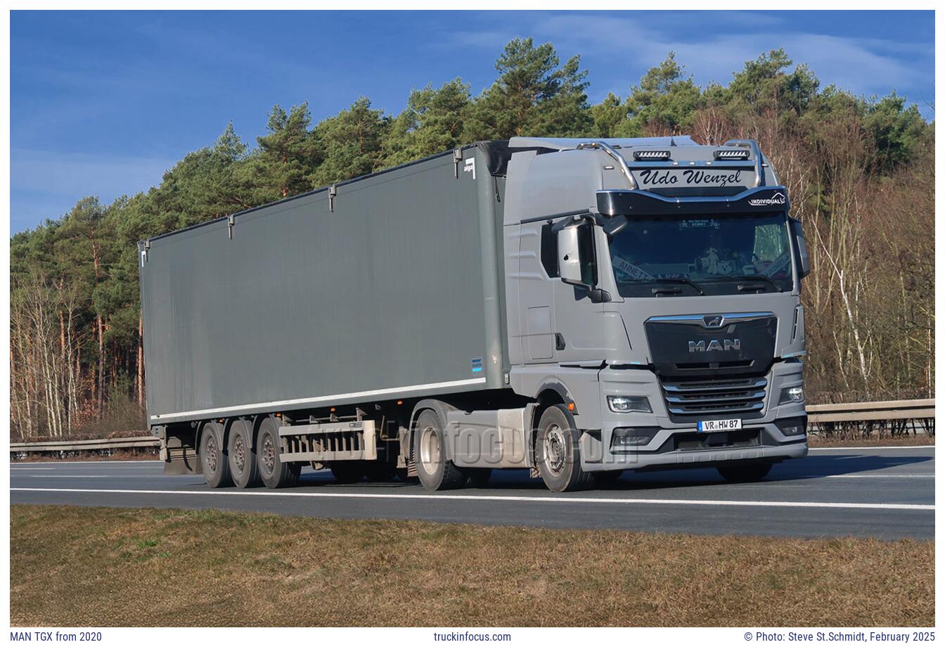 MAN TGX from 2020 Photo February 2025