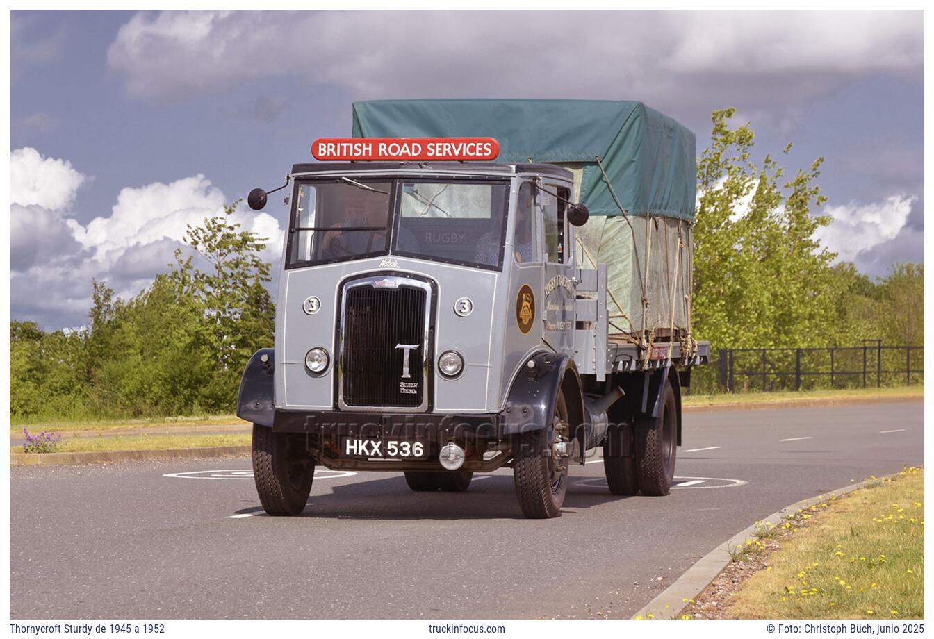 Thornycroft Sturdy de 1945 a 1952 Foto junio 2025