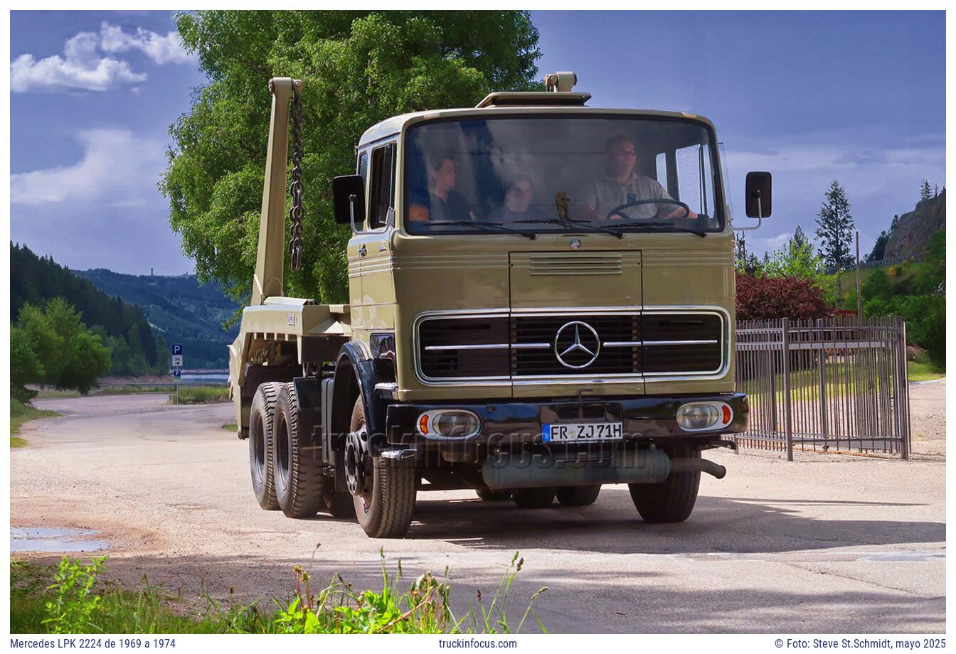 Mercedes LPK 2224 de 1969 a 1974 Foto mayo 2025