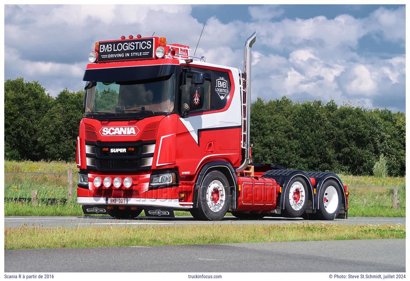 Scania R à partir de 2016 Photo juillet 2024