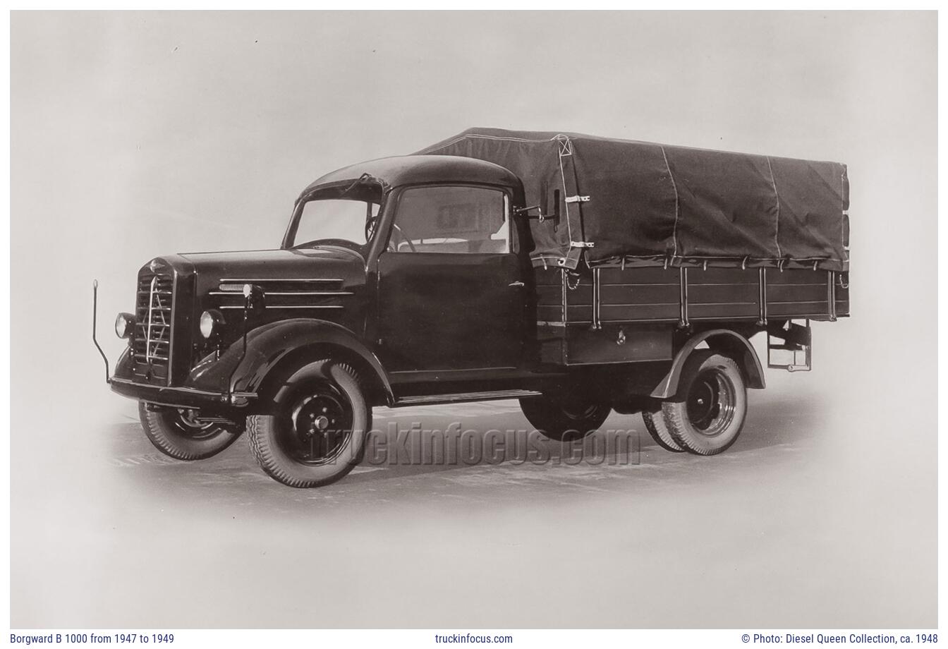Borgward B 1000 from 1947 to 1949 Photo ca. 1948