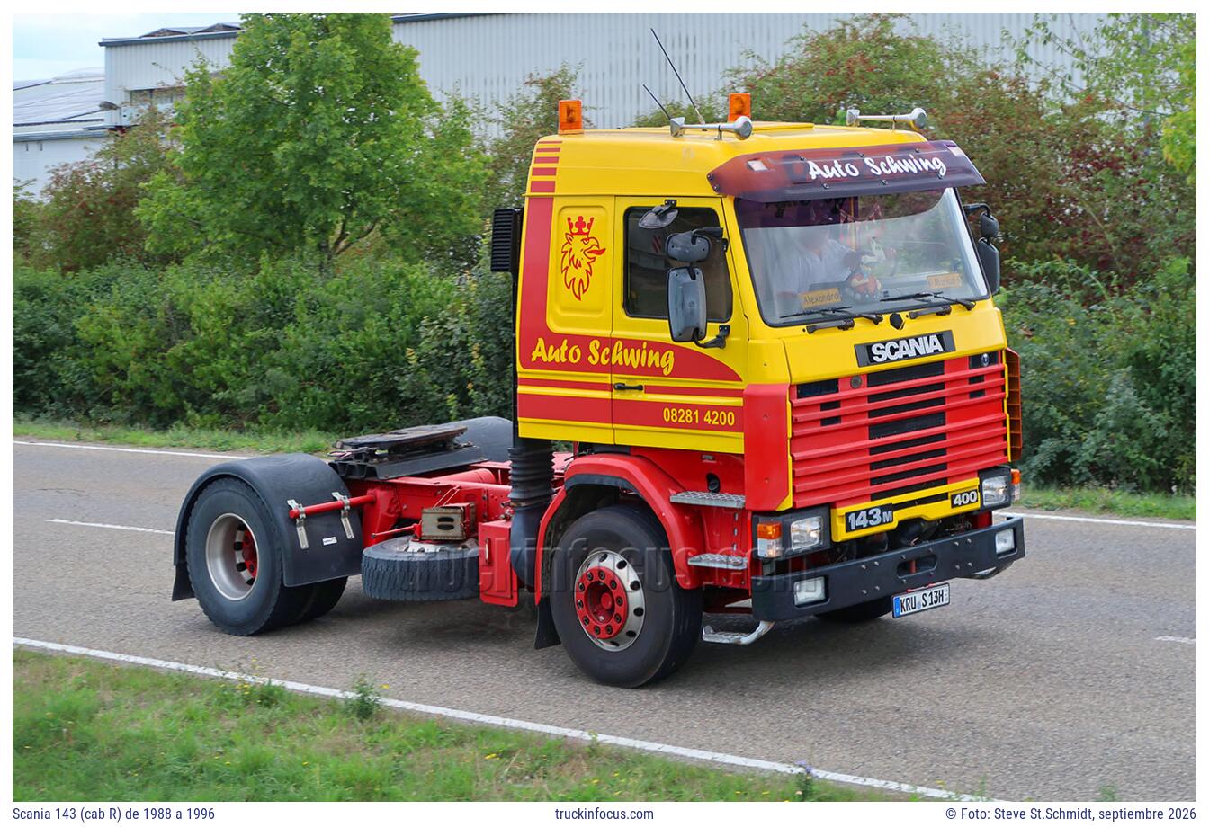 Scania 143 (cab R) de 1988 a 1996 Foto septiembre 2026