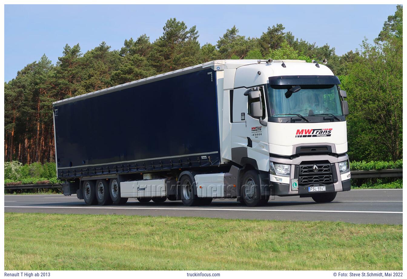 Renault T High ab 2013 Foto Mai 2022