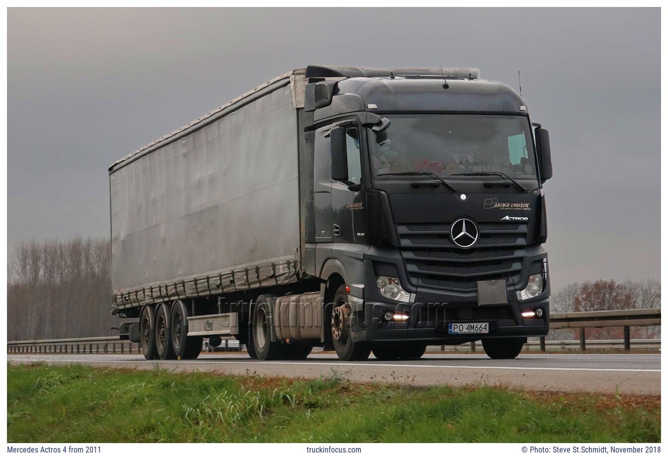 Mercedes Actros 4 from 2011 Photo November 2018