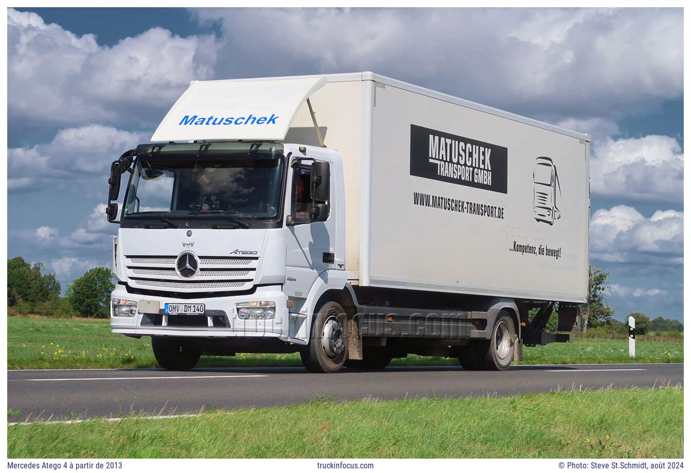 Mercedes Atego 4 à partir de 2013 Photo août 2024