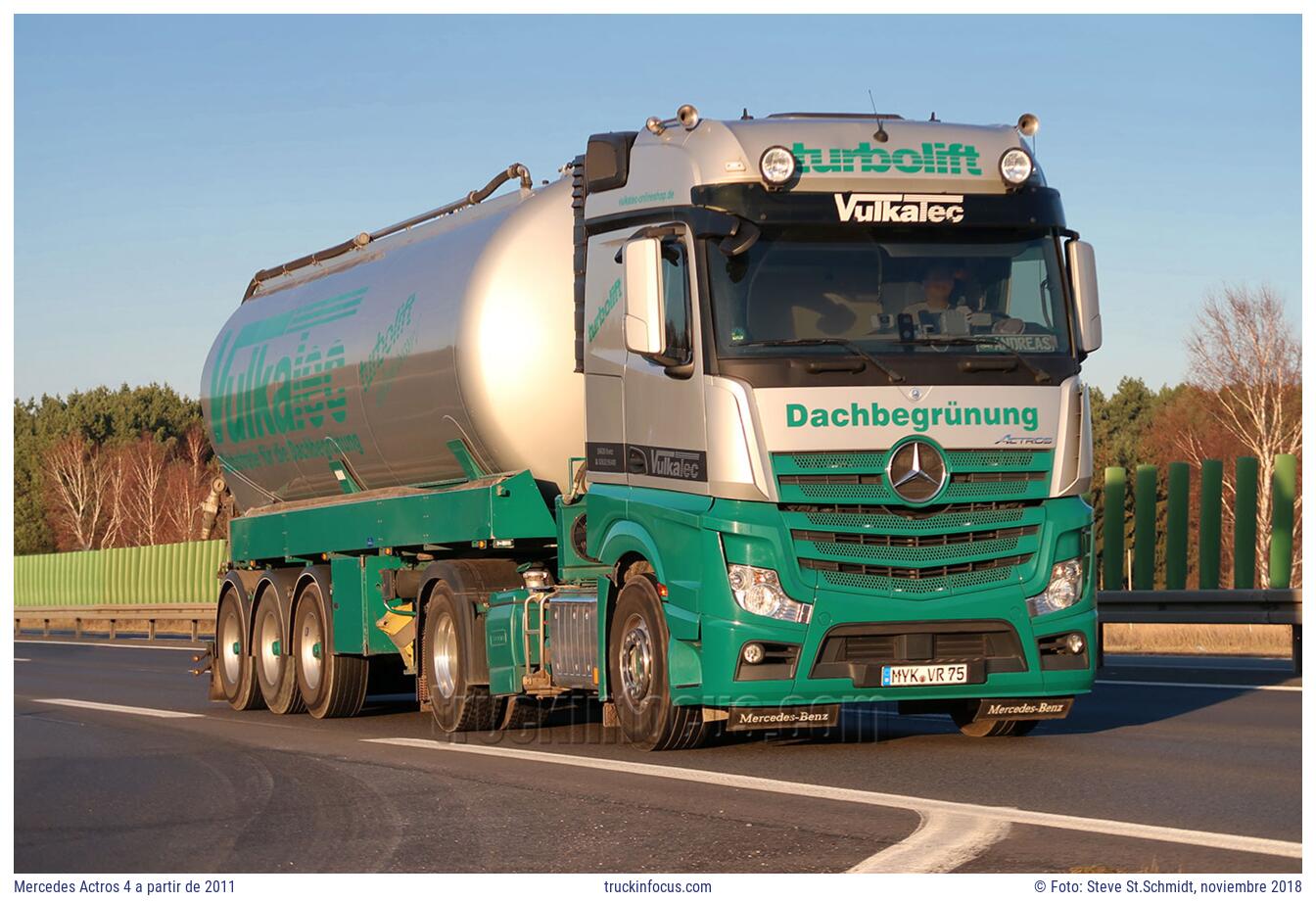 Mercedes Actros 4 a partir de 2011 Foto noviembre 2018