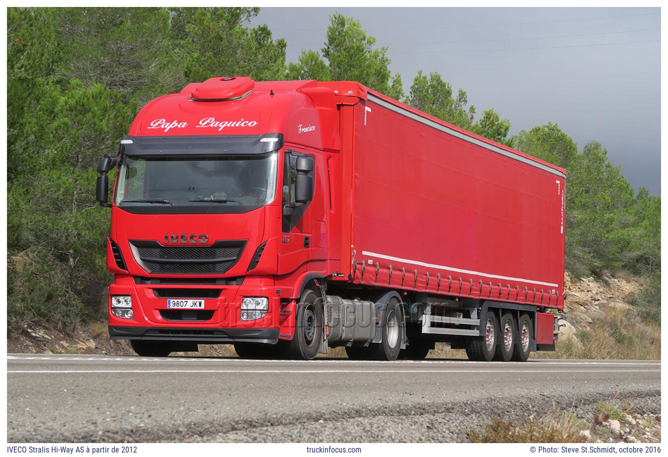 IVECO Stralis Hi-Way AS à partir de 2012 Photo octobre 2016