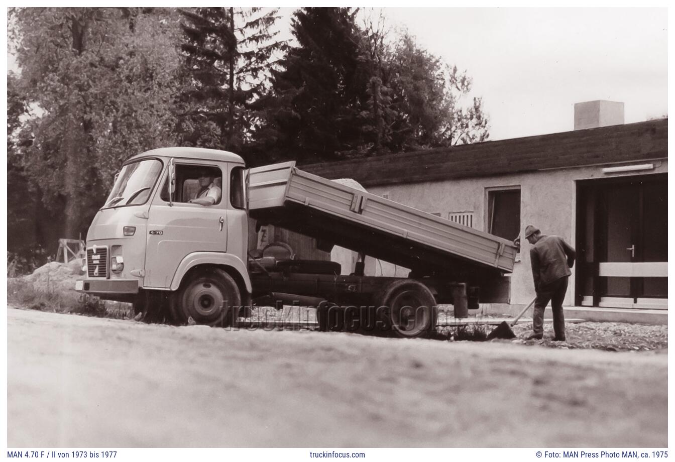 MAN 4.70 F / II von 1973 bis 1977 Foto ca. 1975