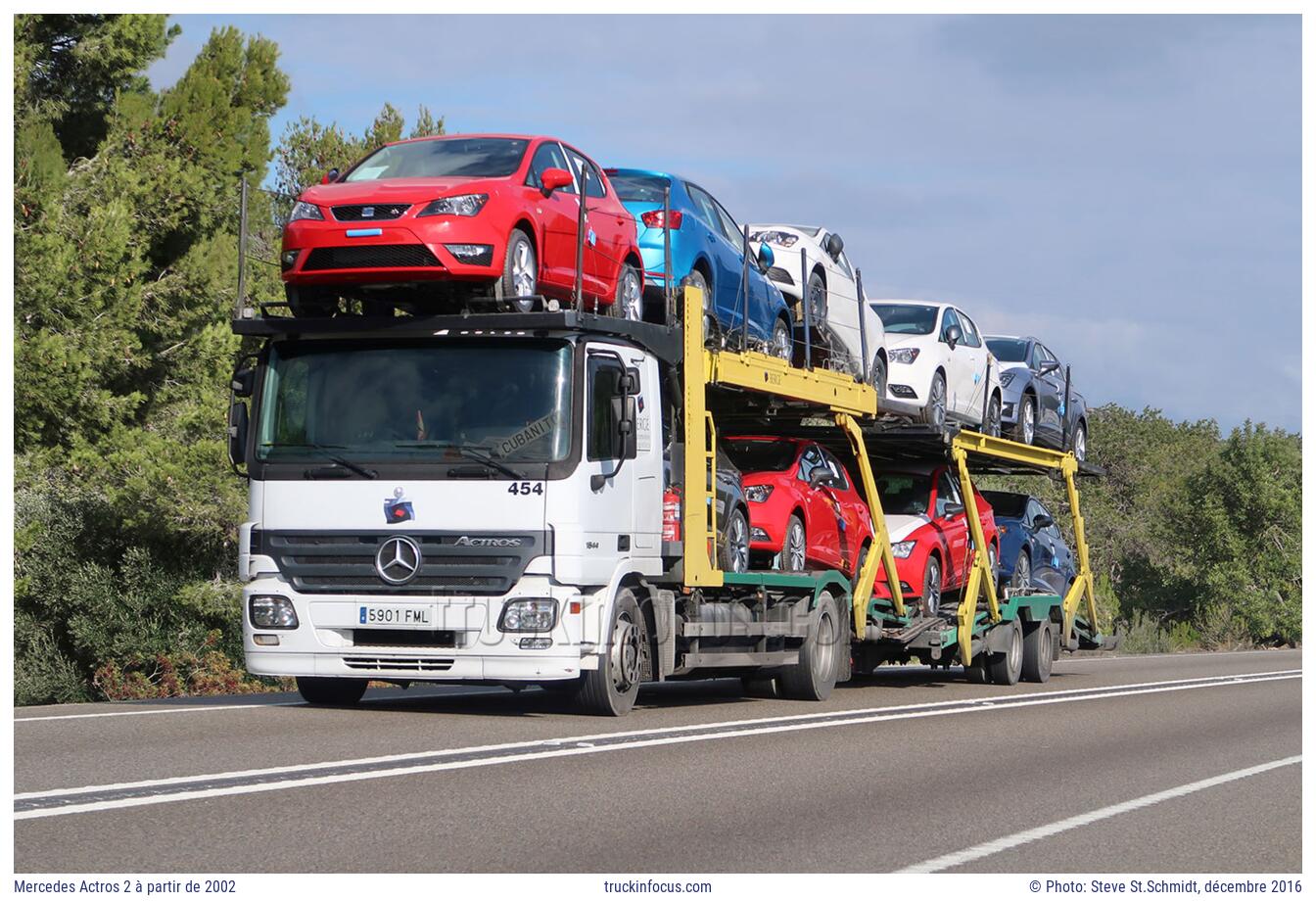 Mercedes Actros 2 à partir de 2002 Photo décembre 2016