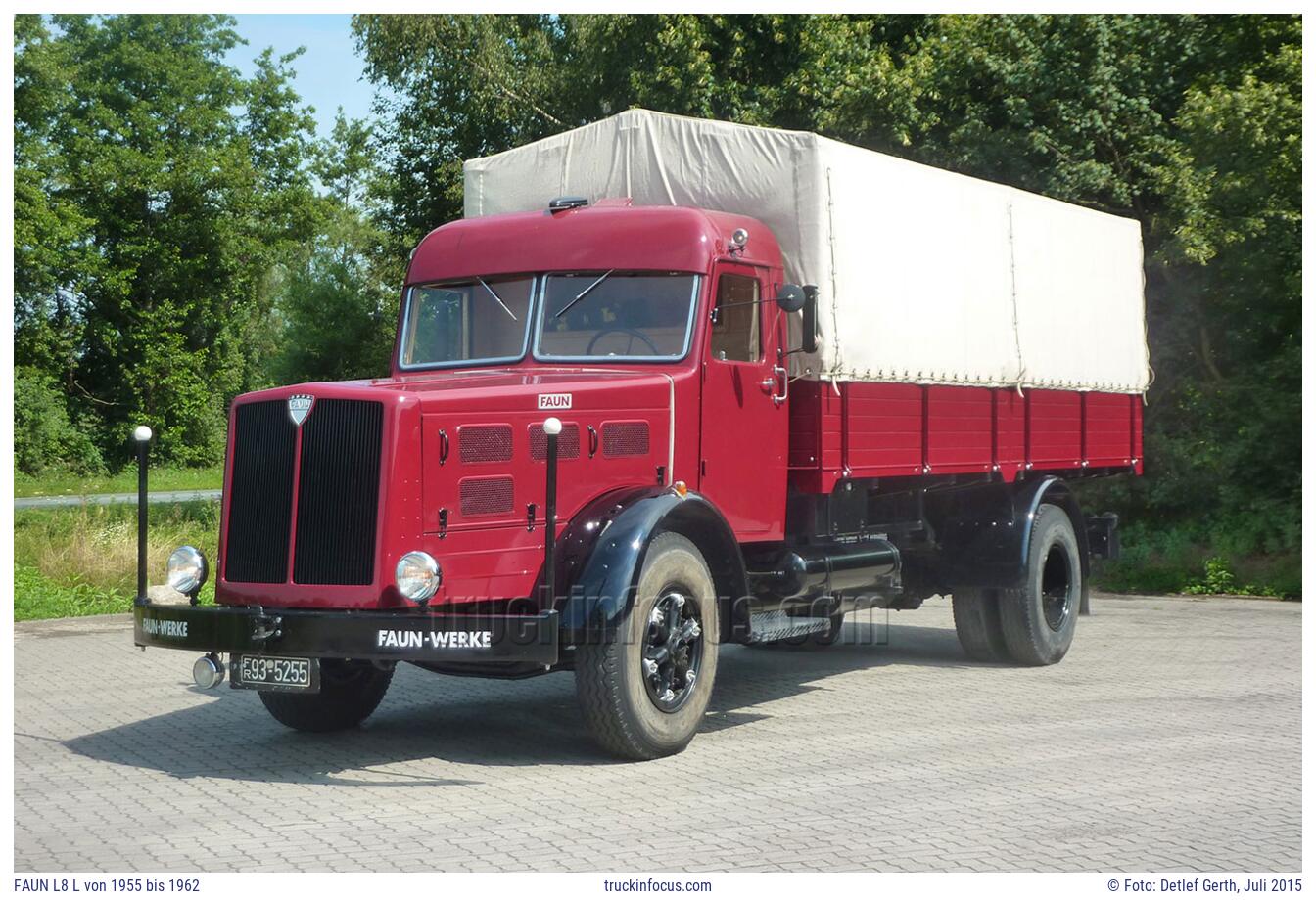 FAUN L8 L von 1955 bis 1962 Foto Juli 2015