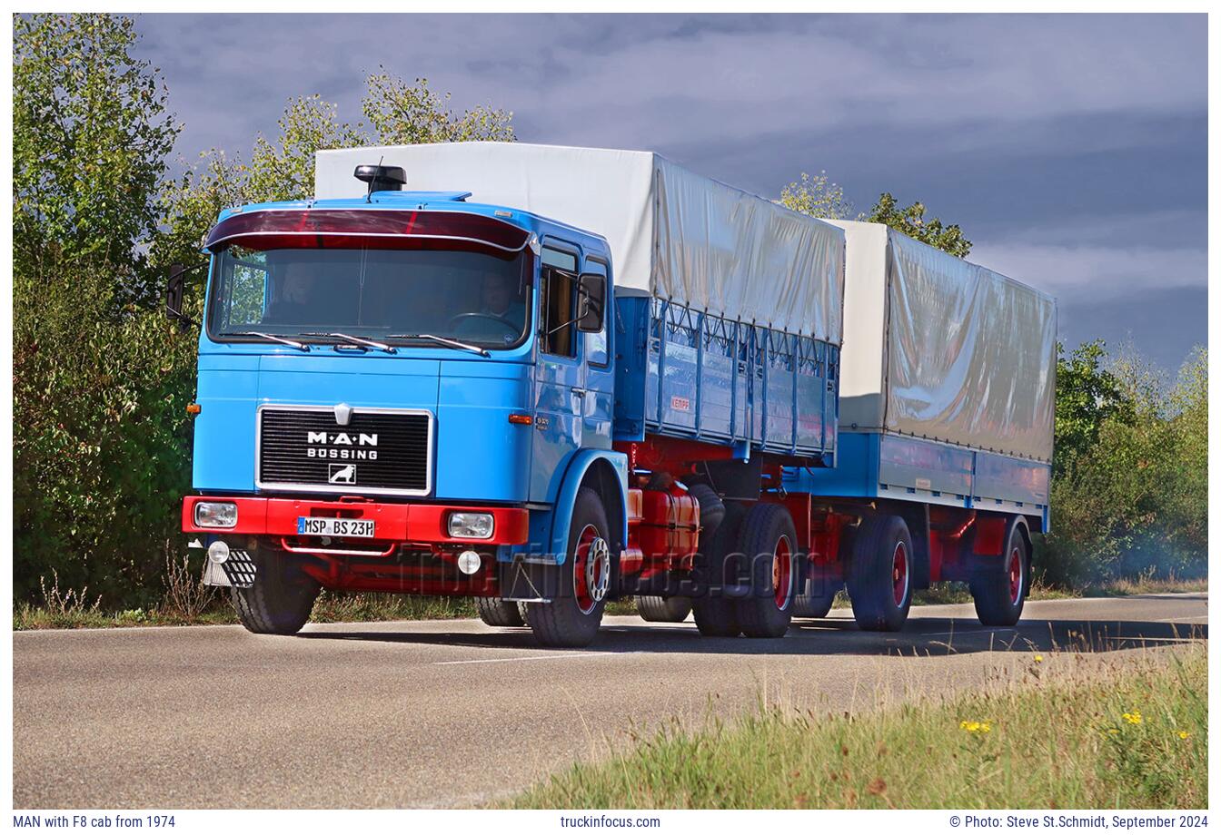 MAN with F8 cab from 1974 Photo September 2024