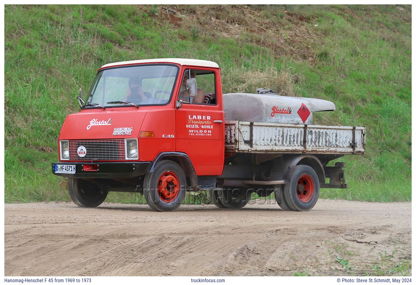 Hanomag-Henschel F 45 from 1969 to 1973 Photo May 2024