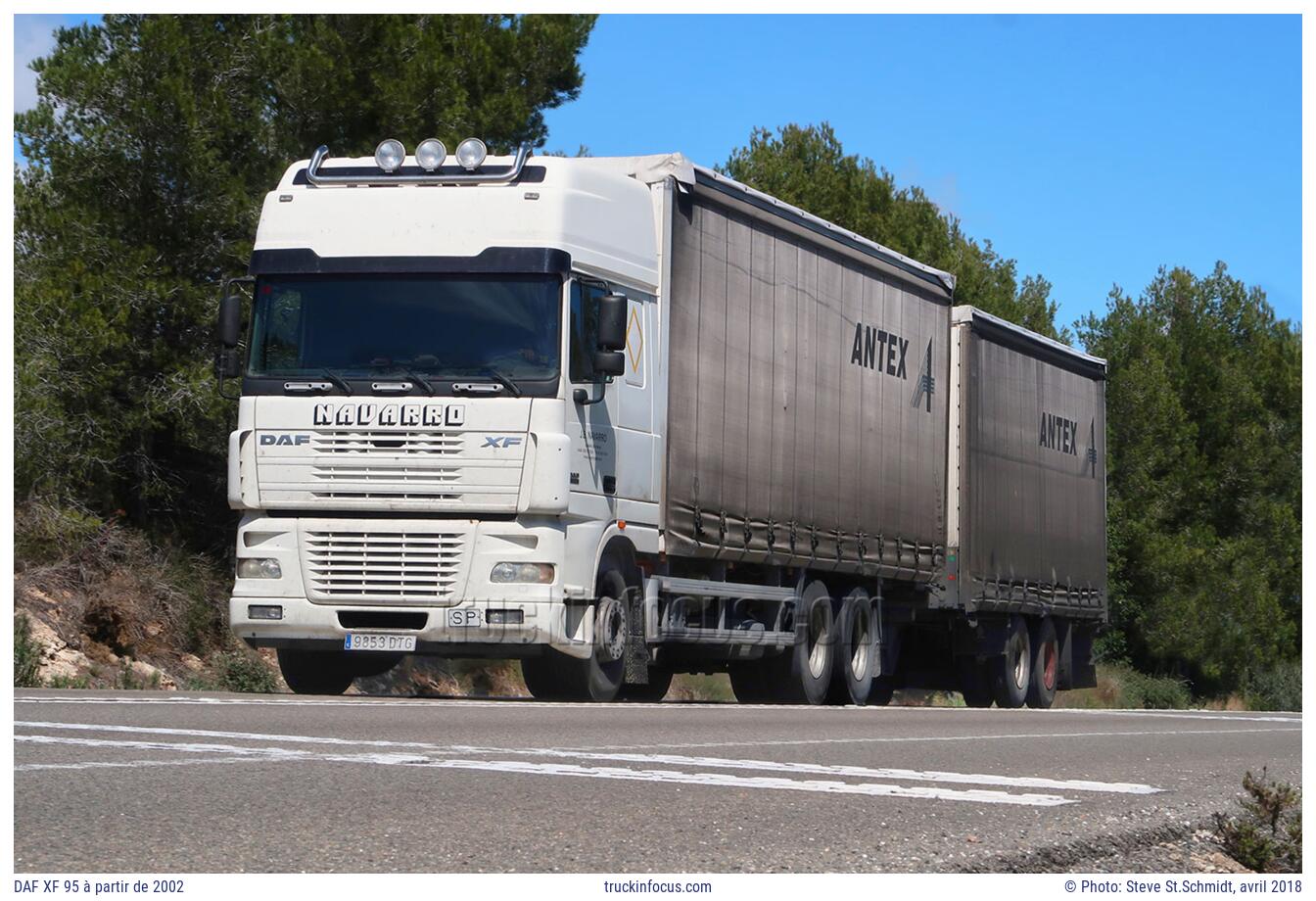 DAF XF 95 à partir de 2002 Photo avril 2018