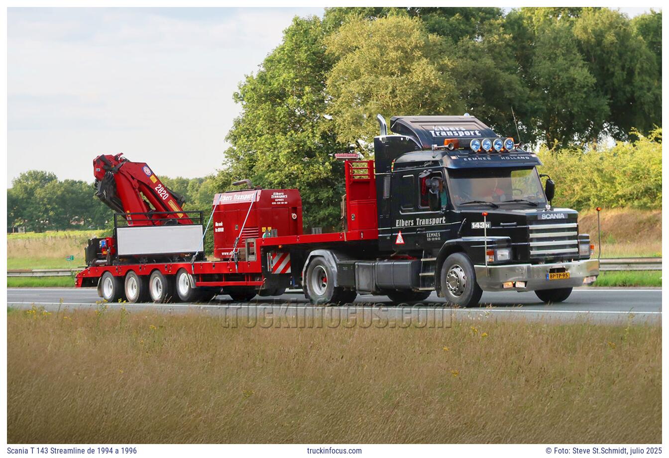 Scania T 143 Streamline de 1994 a 1996 Foto julio 2025