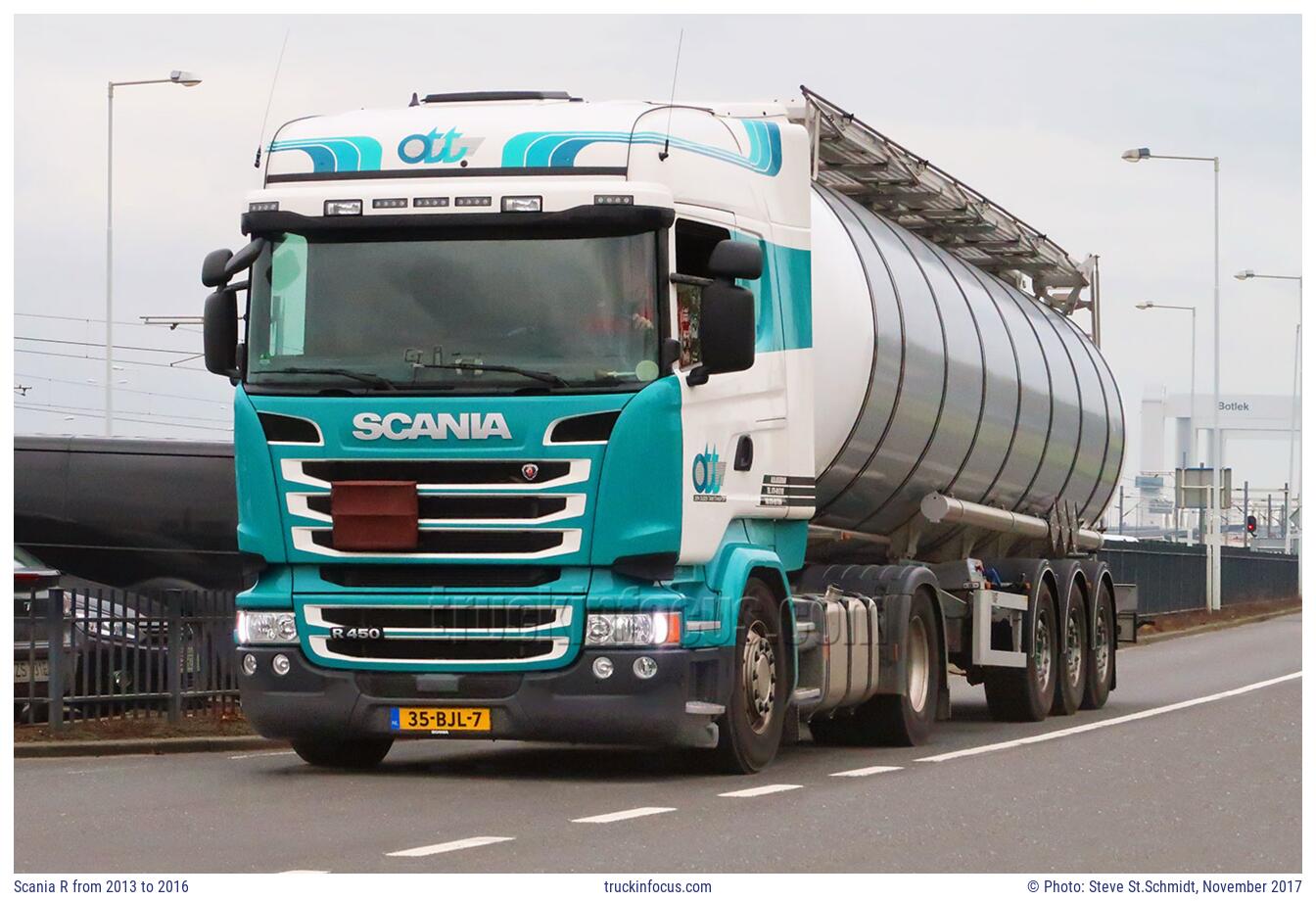 Scania R from 2013 to 2016 Photo November 2017