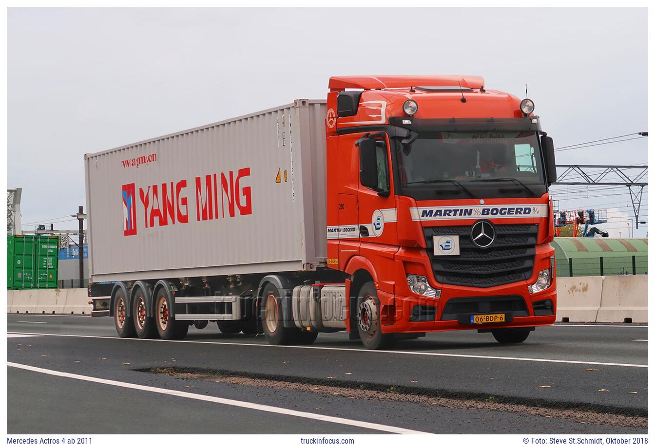 Mercedes Actros 4 ab 2011 Foto Oktober 2018