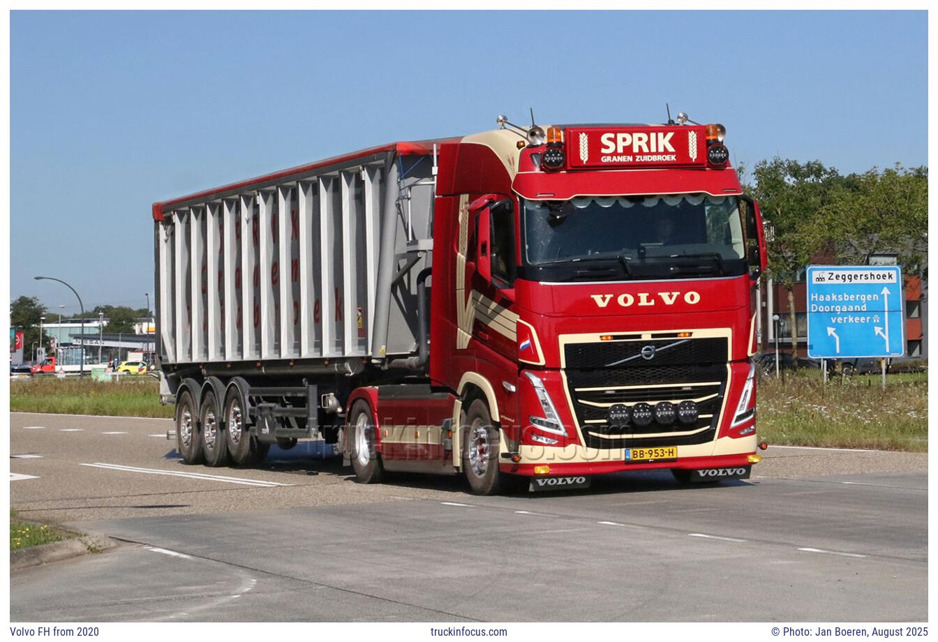 Volvo FH from 2020 Photo August 2025