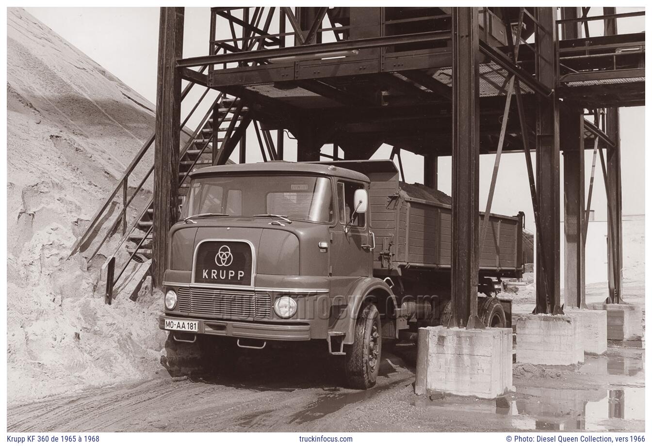 Krupp KF 360 de 1965 à 1968 Photo vers 1966
