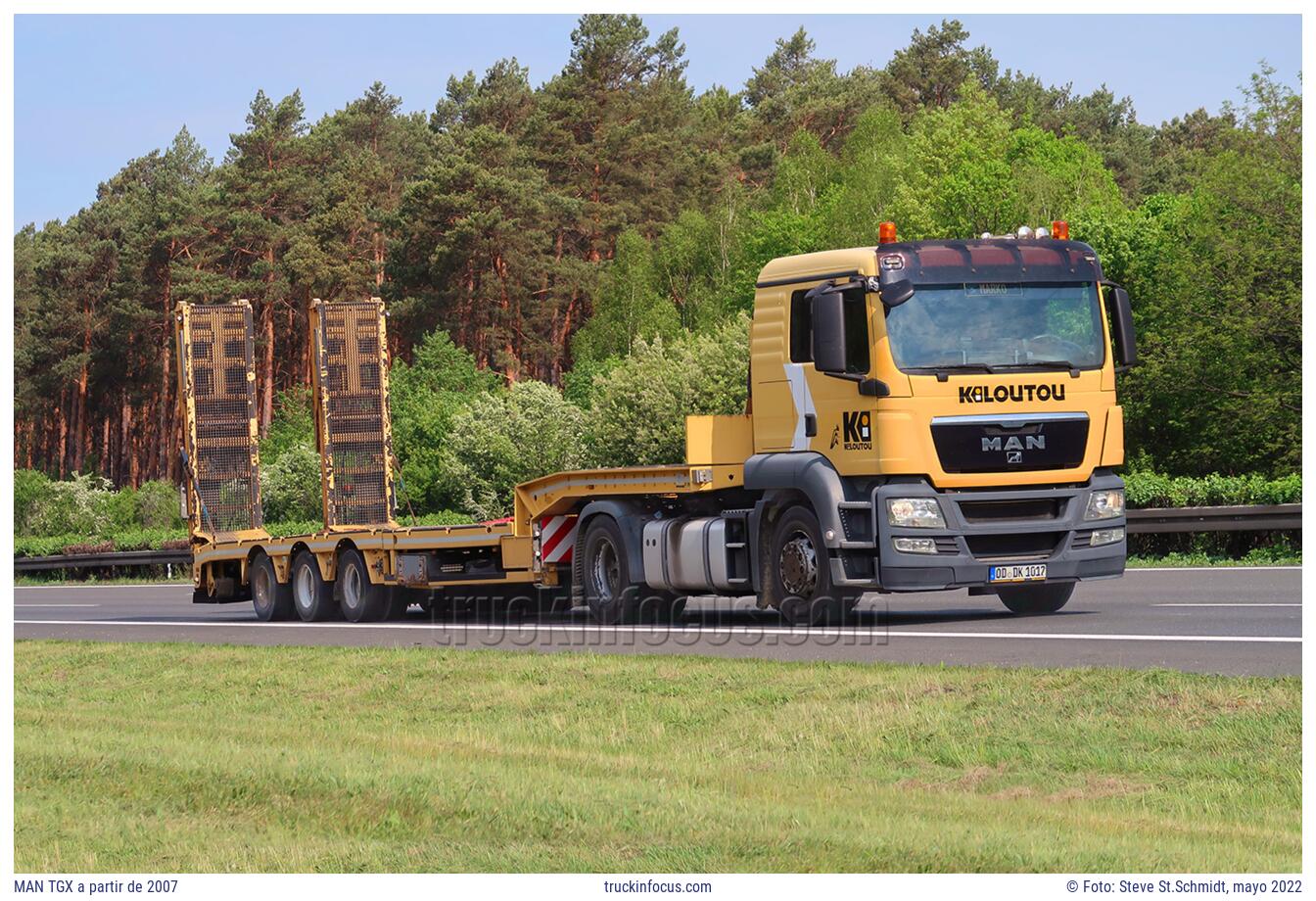 MAN TGX a partir de 2007 Foto mayo 2022