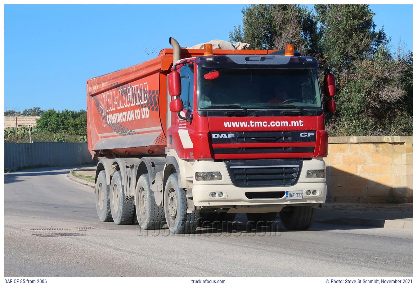 DAF CF 85 from 2006 Photo November 2021