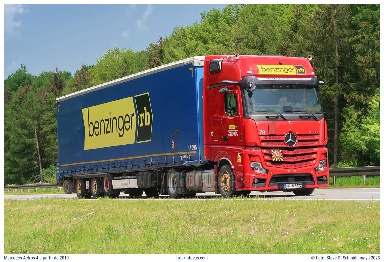 Mercedes Actros 4 a partir de 2019 Foto mayo 2023