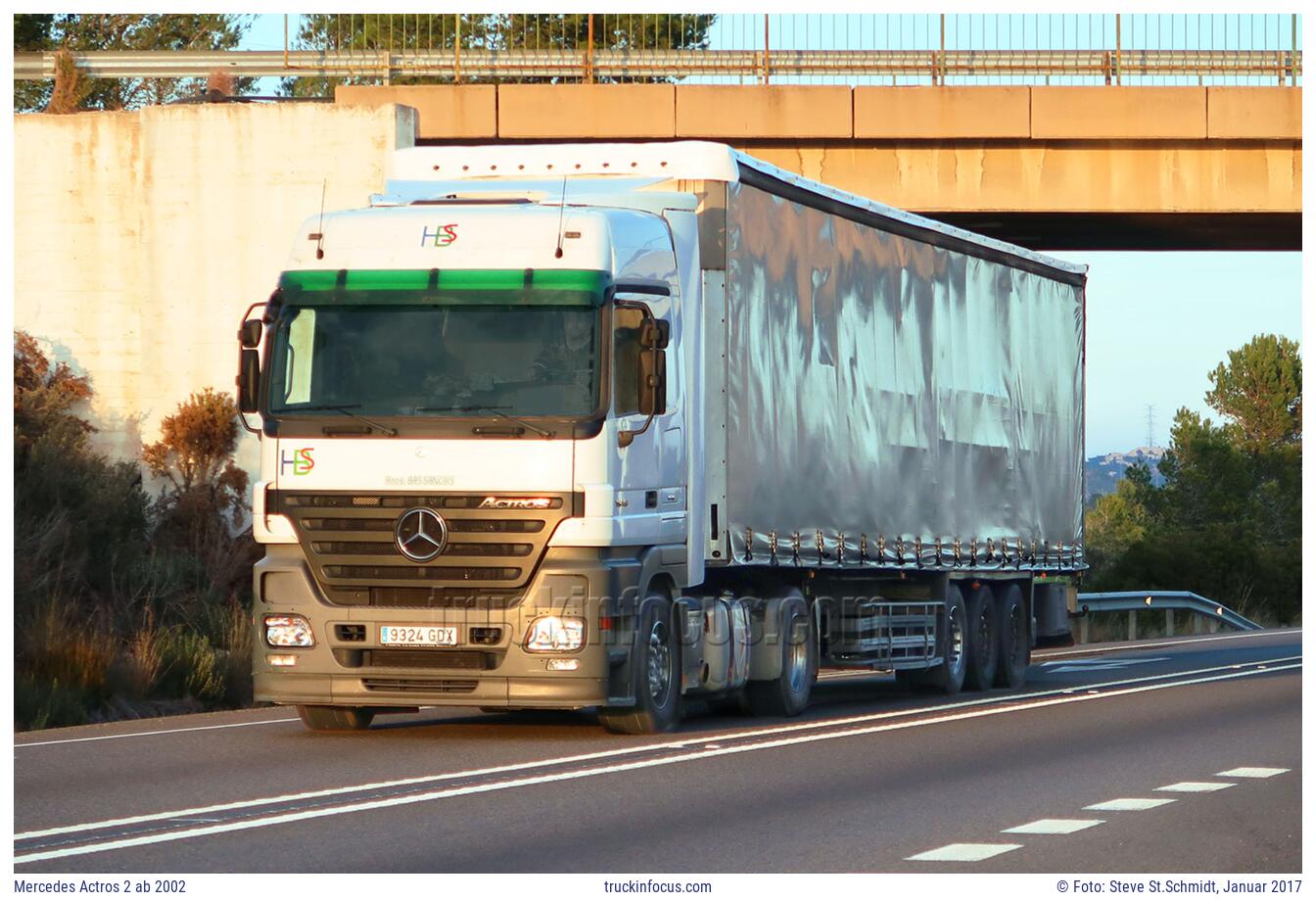 Mercedes Actros 2 ab 2002 Foto Januar 2017